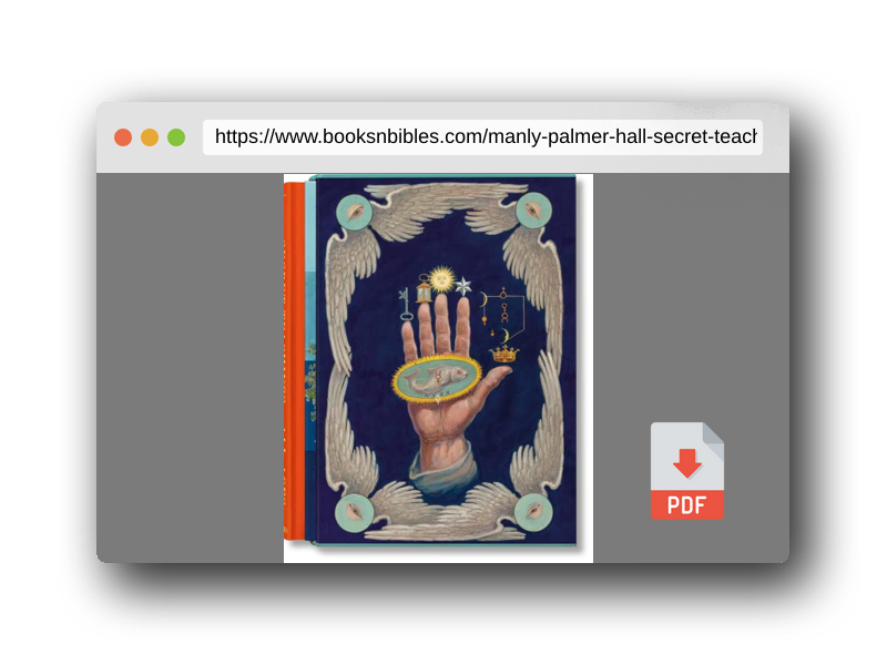 PDF Preview of the book Manly Palmer Hall. Secret Teachings of All Ages