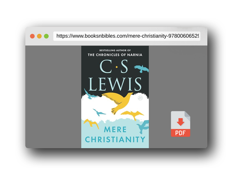 PDF Preview of the book Mere Christianity
