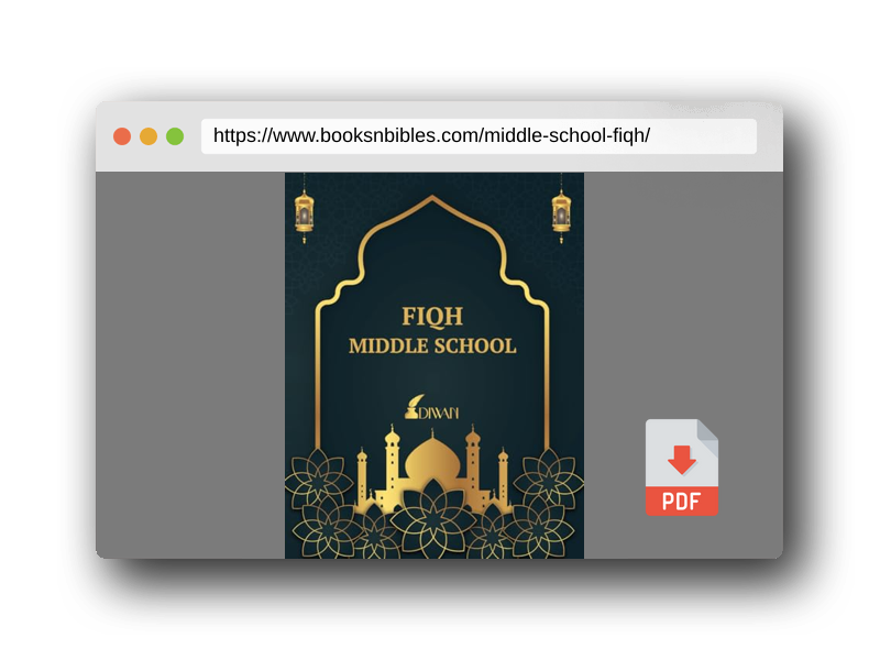 PDF Preview of the book Middle School Fiqh