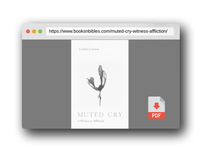 PDF Preview of the book Muted Cry: A Witness to Affliction