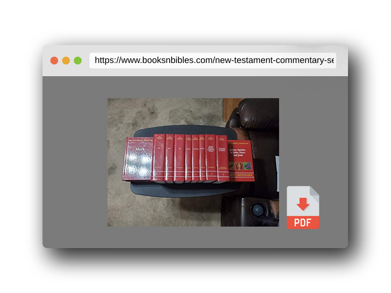 PDF Preview of the book New Testament Commentary Set, 12 Volumes