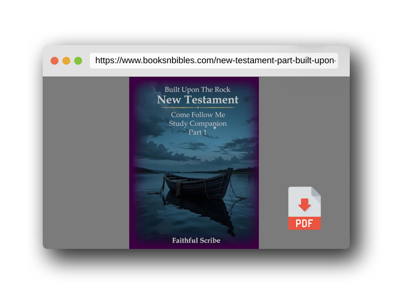PDF Preview of the book New Testament: Part 1 (Built Upon the Rock: Come Follow Me Study Companion)