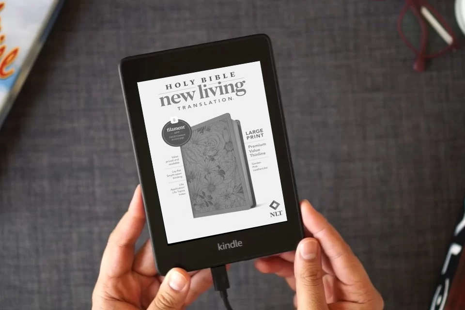 Read Online NLT Large Print Premium Value Thinline Bible, Filament Enabled (LeatherLike, Garden Pink) as a Kindle eBook