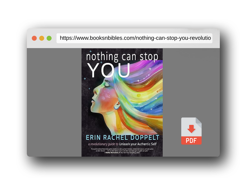 PDF Preview of the book Nothing Can Stop You: A Revolutionary Guide to Unleash Your Authentic Self
