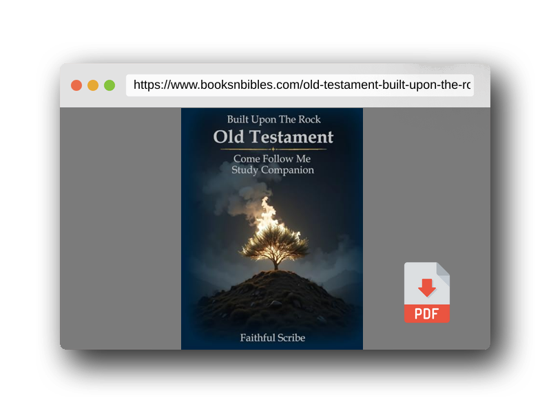 PDF Preview of the book Old Testament (Built Upon the Rock: Come Follow Me Study Companion)