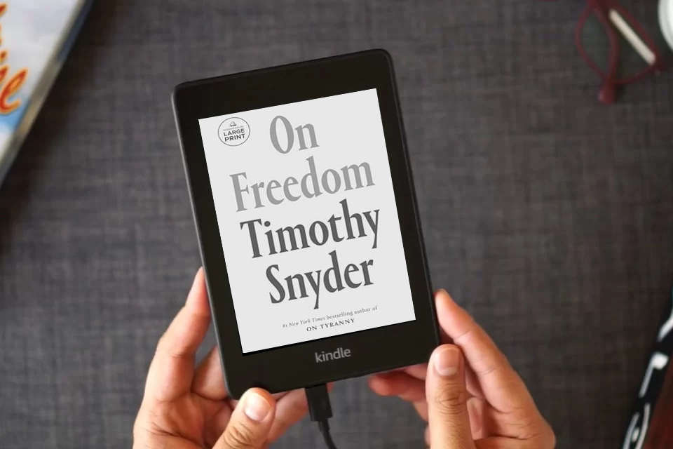 Read Online On Freedom as a Kindle eBook