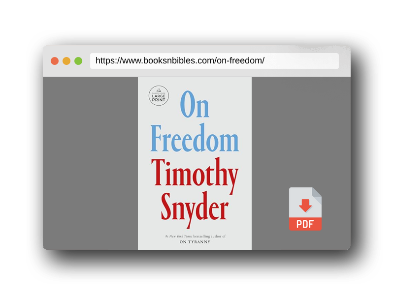 PDF Preview of the book On Freedom