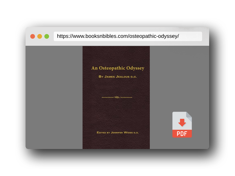 PDF Preview of the book An Osteopathic Odyssey