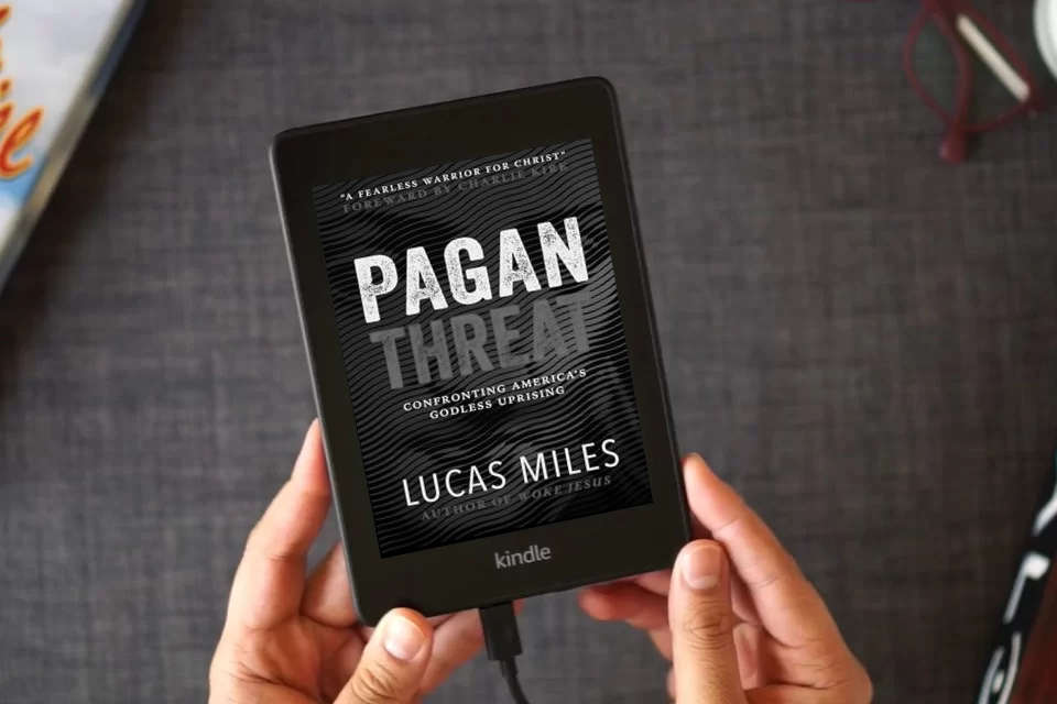 Read Online Pagan Threat: Confronting America's Godless Uprising with a Foreword by Charlie Kirk as a Kindle eBook