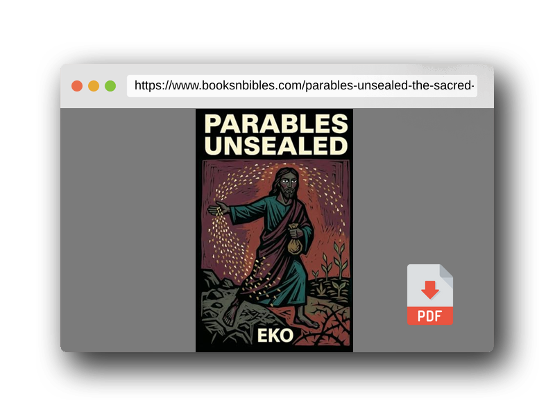 PDF Preview of the book Parables Unsealed (The Sacred Code)