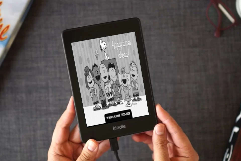 Read Online Peanuts Happy Times Ahead: 2025-2026 28-Month Inspirational Pocket Planner as a Kindle eBook