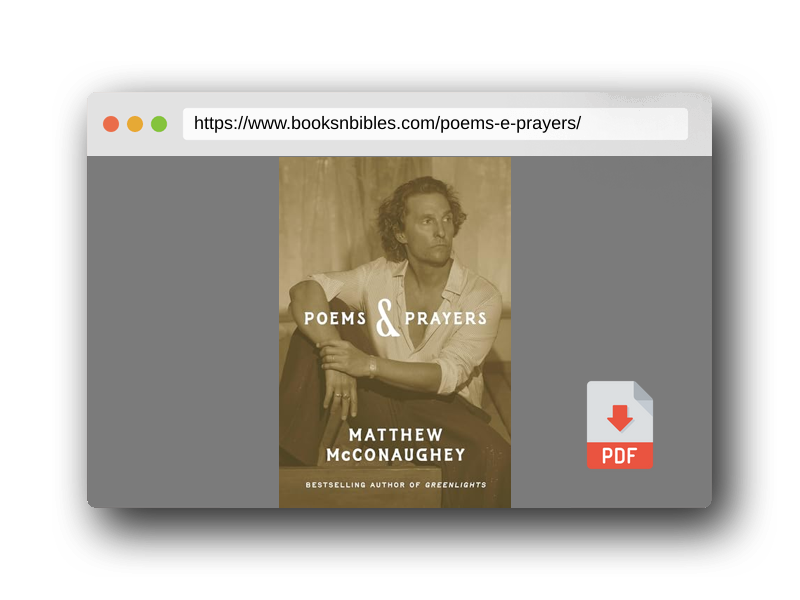 PDF Preview of the book Poems & Prayers