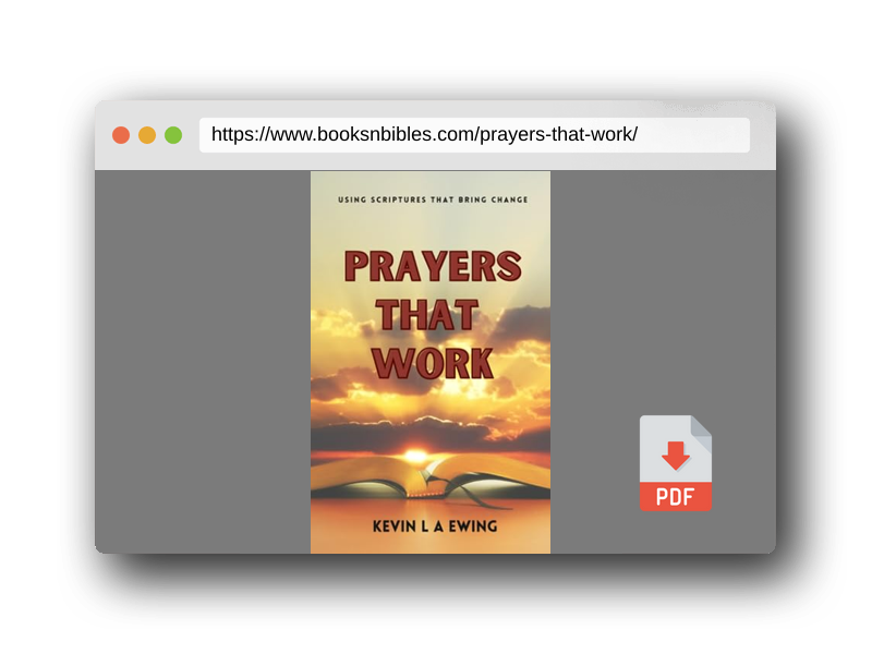 PDF Preview of the book Prayers That Work