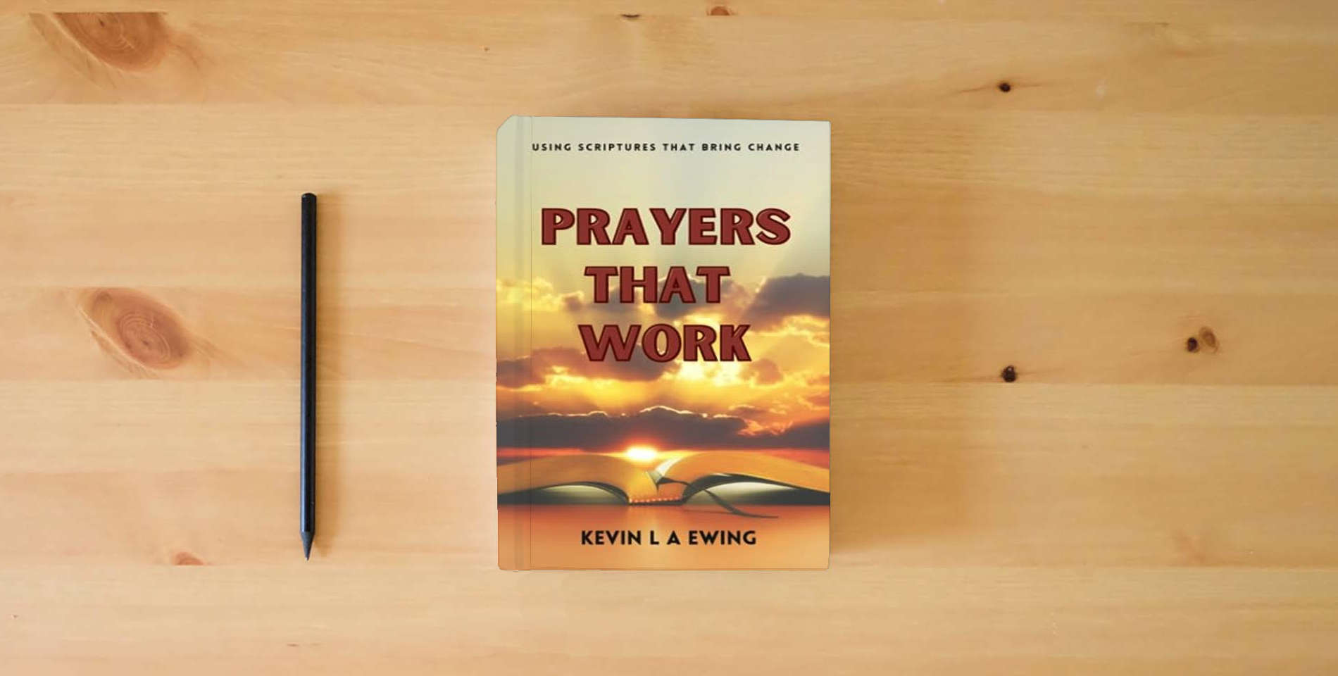 The book Prayers That Work is on the table