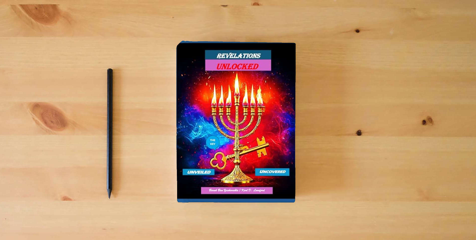The book Revelations Unlocked: Revelations Disclosed is on the table
