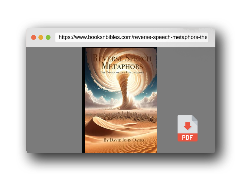 PDF Preview of the book Reverse Speech Metaphors: The Power of the Unconscious
