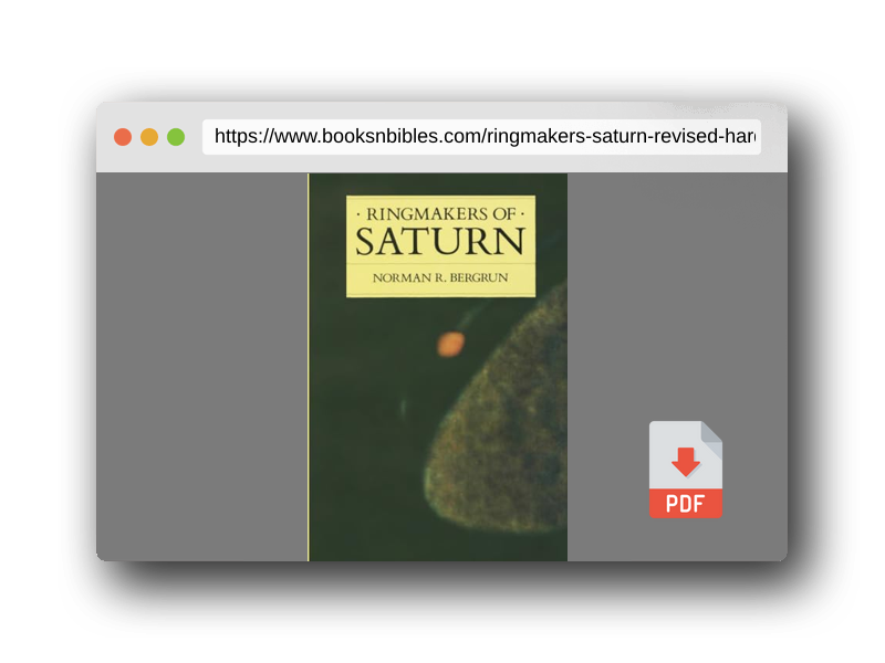 PDF Preview of the book Ringmakers of Saturn (Revised Hardcover)