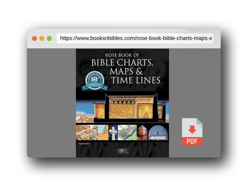 PDF Preview of the book Rose Book of Bible Charts, Maps, and Time Lines