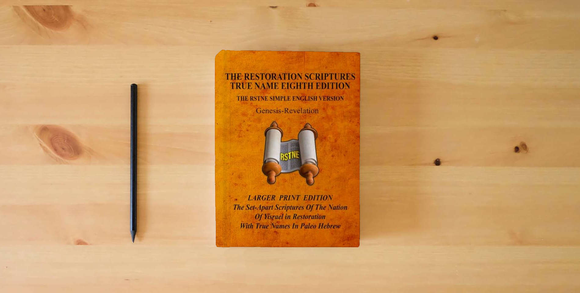 The book RSTNE Eighth Edition Simple Edition: Softcover is on the table