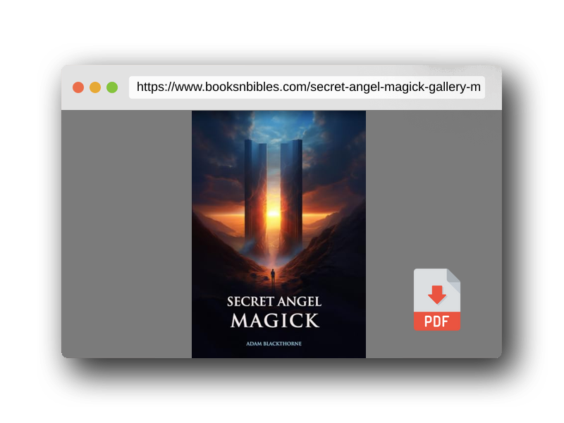 PDF Preview of the book Secret Angel Magick (Gallery of Magick Books by Adam Blackthorne)