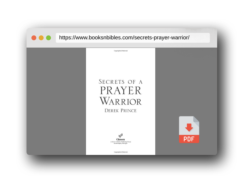 PDF Preview of the book Secrets of a Prayer Warrior