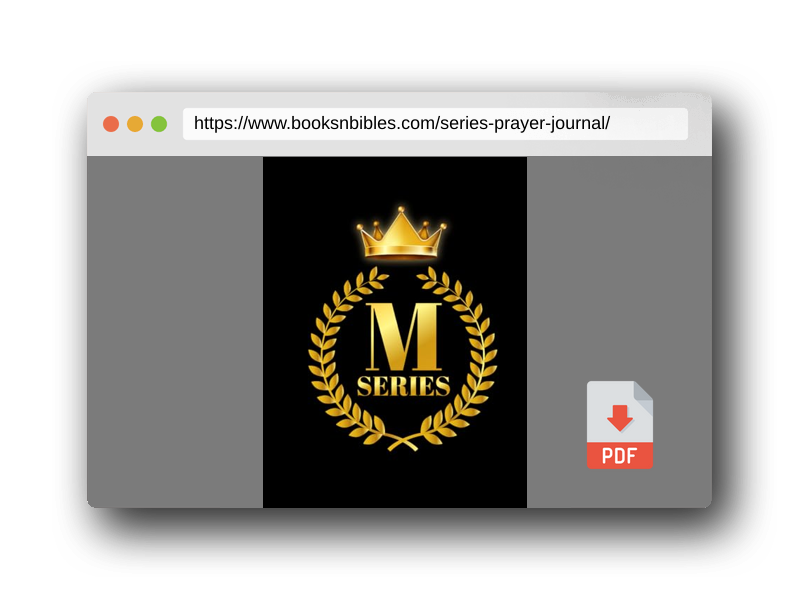 PDF Preview of the book M Series Prayer Journal