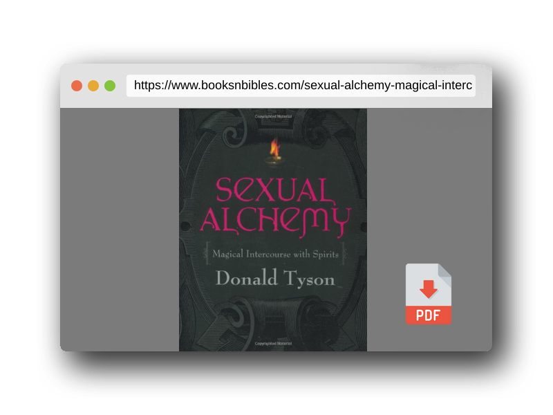 PDF Preview of the book Sexual Alchemy: Magical Intercourse with Spirits