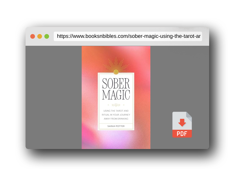 PDF Preview of the book Sober Magic: Using the Tarot and Ritual in Your Journey Away from Drinking