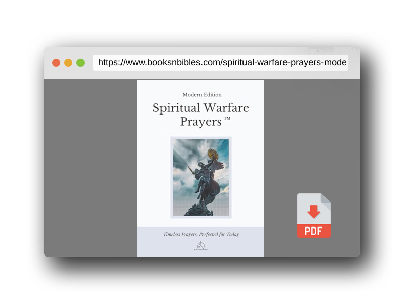 PDF Preview of the book Spiritual Warfare Prayers: Modern Edition – The Original Trusted Viral Edition That Helps You Pray With Purpose, Even on Your Worst Days
