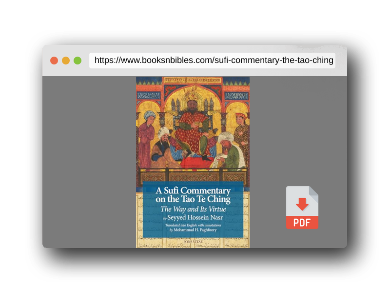 PDF Preview of the book A Sufi Commentary on the Tao Te Ching: The Way and Its Virtue