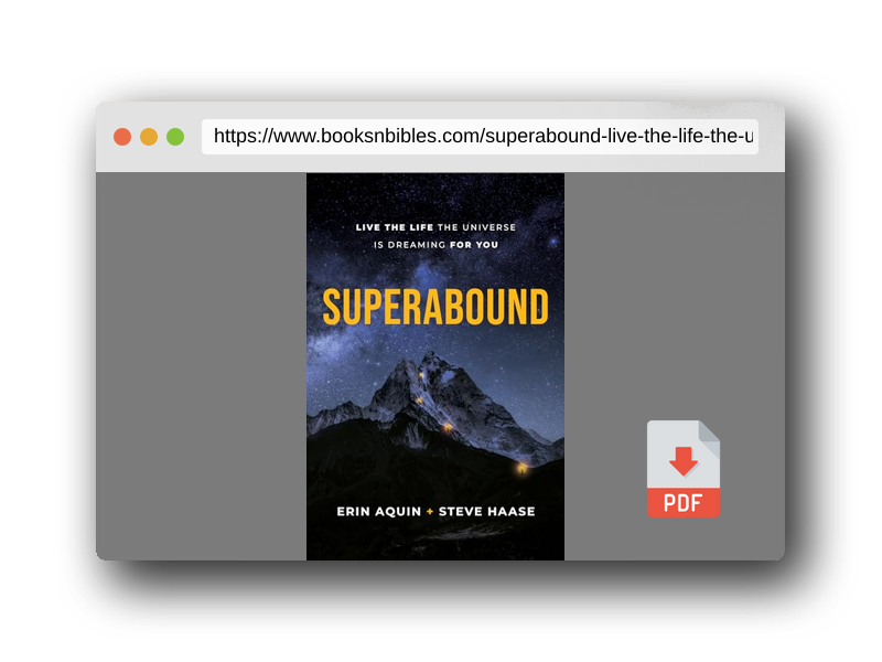 PDF Preview of the book Superabound: Live the Life the Universe is Dreaming for You
