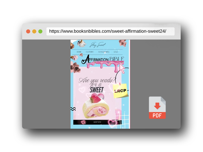 PDF Preview of the book Sweet Affirmation (Sweet24/7)