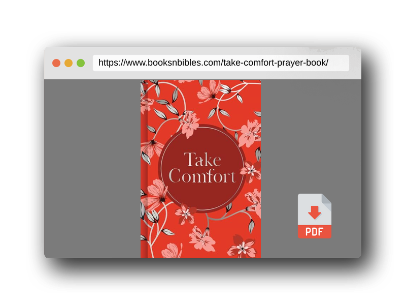 PDF Preview of the book Take Comfort (Prayer Book)