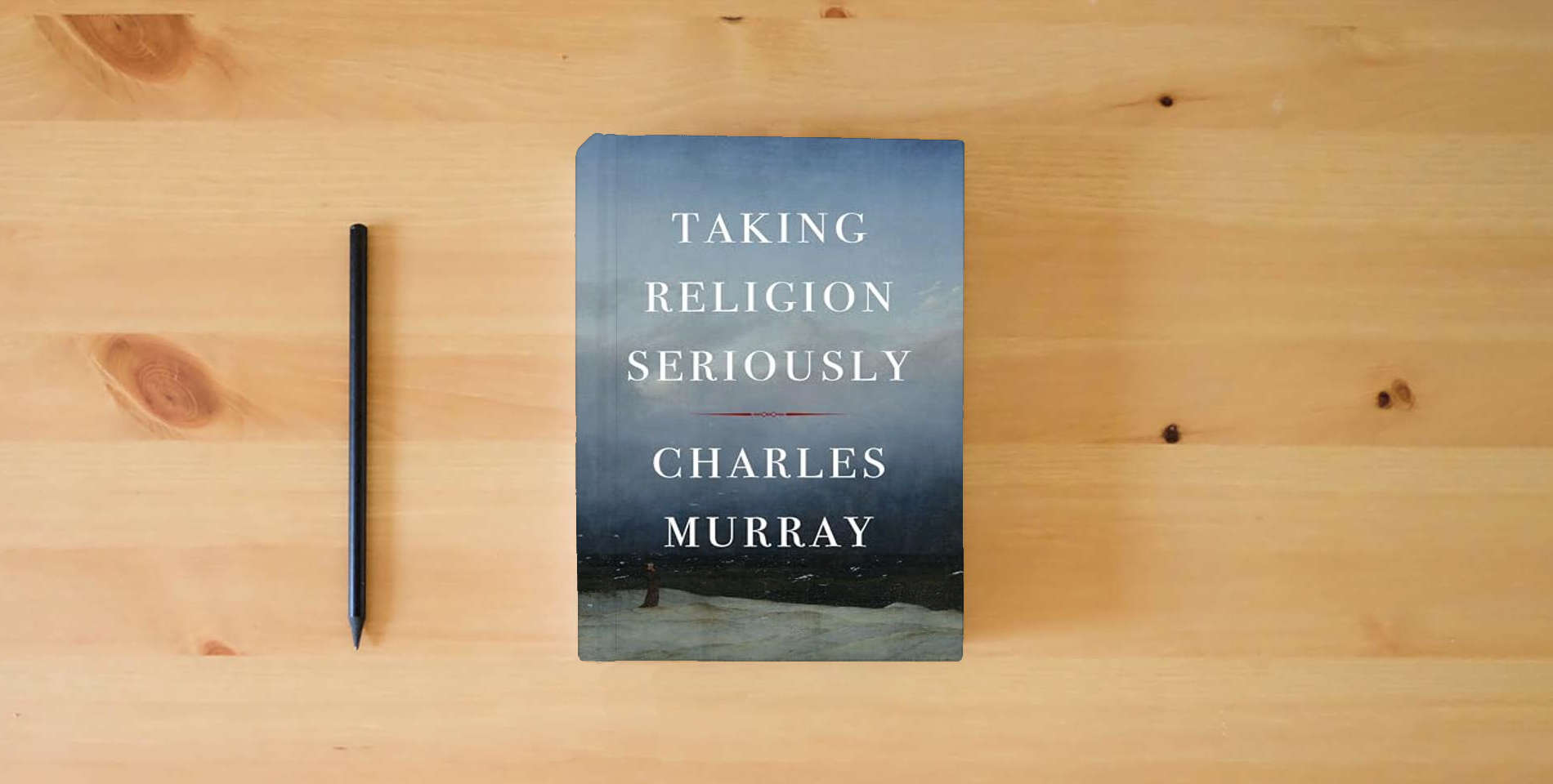 The book Taking Religion Seriously is on the table