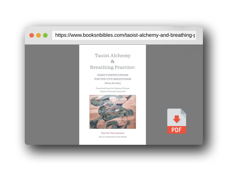 PDF Preview of the book Taoist Alchemy and Breathing Practice: Direct Instructions for the Five Breathings
