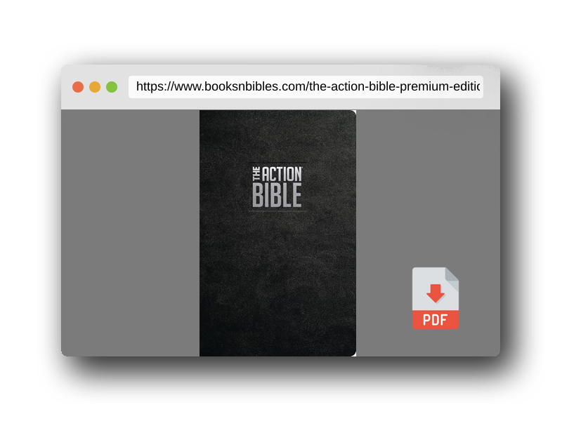 PDF Preview of the book The Action Bible Premium Edition, Leathersoft, Full Color (Action Bible Series)