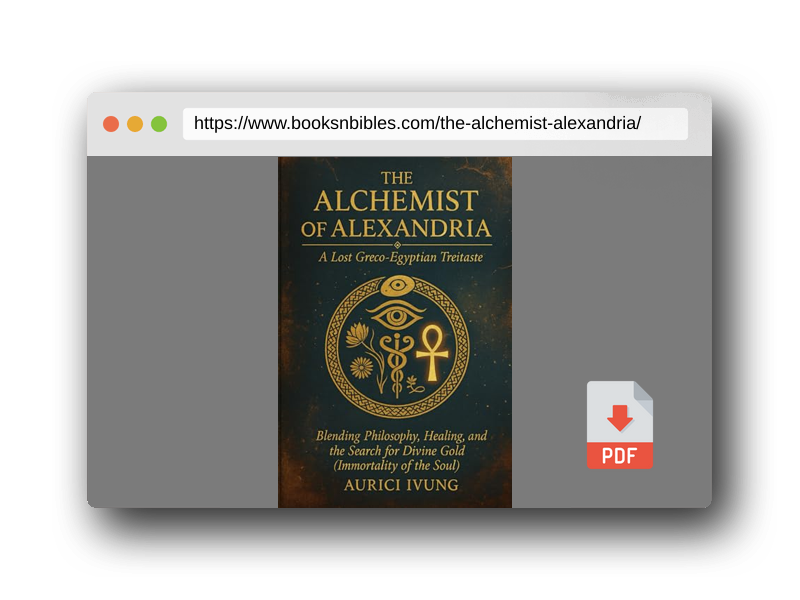PDF Preview of the book THE ALCHEMIST OF ALEXANDRIA