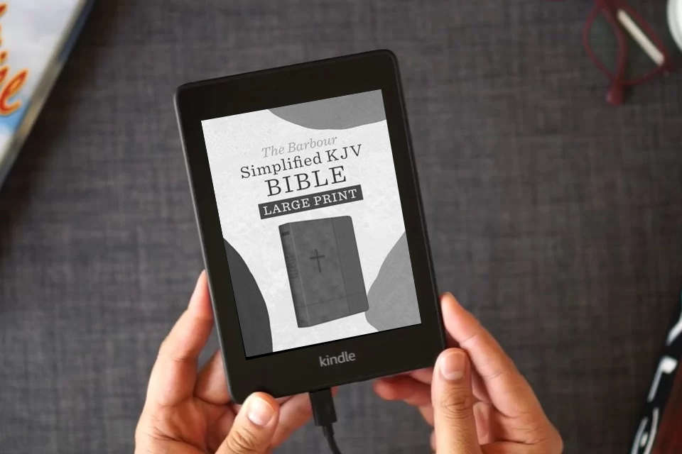 Read Online The Barbour Simplified Kjv--Large Print [Rust & Stone Cross] as a Kindle eBook