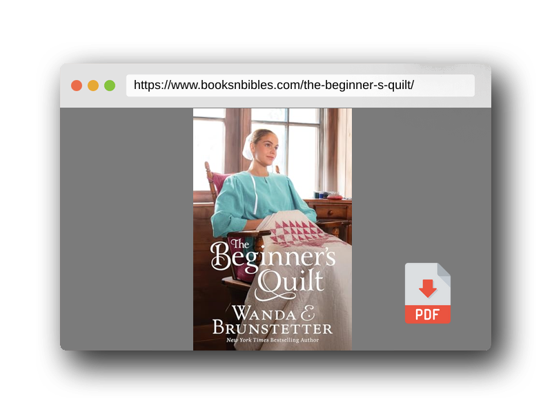 PDF Preview of the book The Beginner's Quilt
