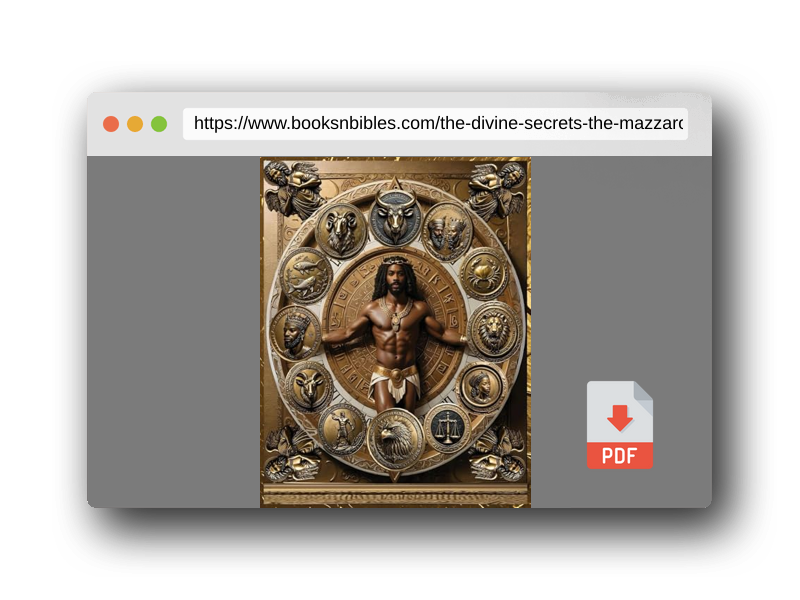 PDF Preview of the book The Divine Secrets of the Mazzaroth - Soft Cover