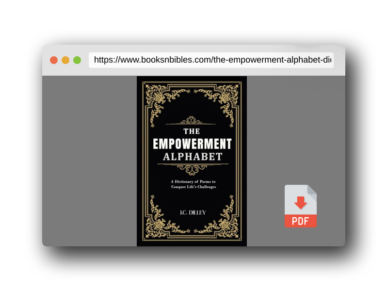 PDF Preview of the book The Empowerment Alphabet: A Dictionary of Poems to Conquer Life’s Challenges