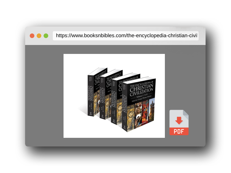 PDF Preview of the book The Encyclopedia of Christian Civilization (4 Volume Set)