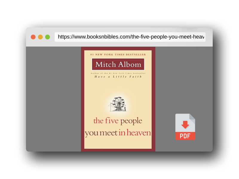 PDF Preview of the book The Five People You Meet in Heaven