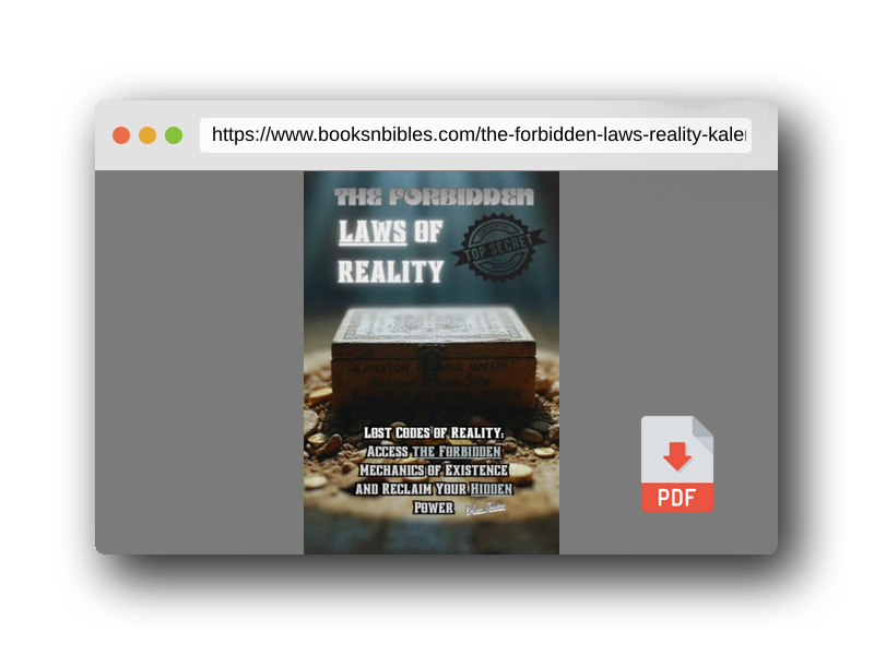 PDF Preview of the book The Forbidden Laws of Reality by Kalen Junior