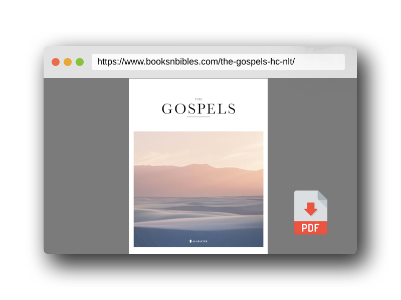 PDF Preview of the book The Gospels (HC,NLT)