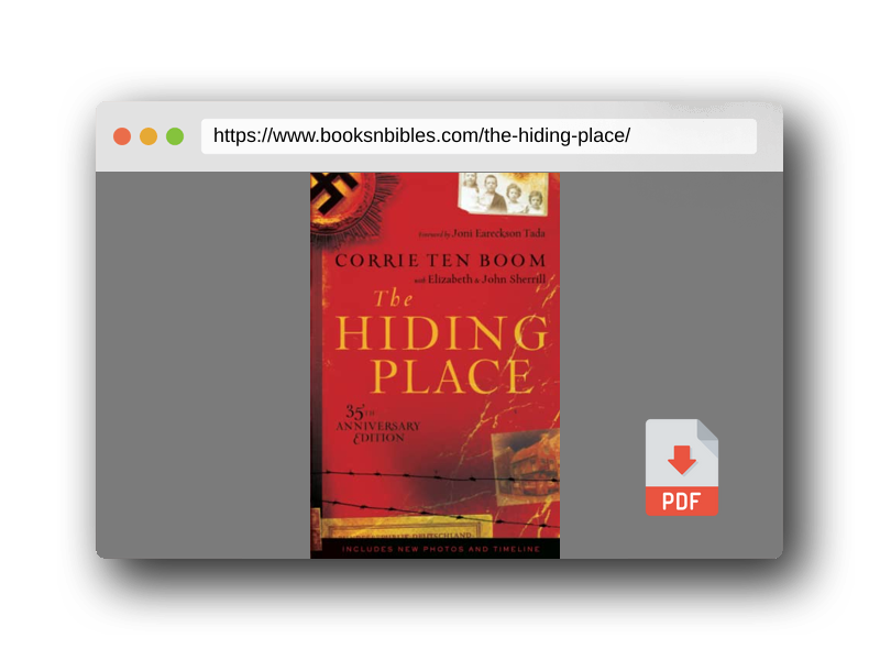PDF Preview of the book The Hiding Place