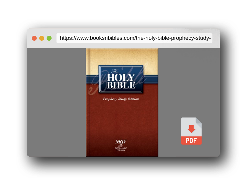 PDF Preview of the book The Holy Bible Prophecy Study Edition: NKJV