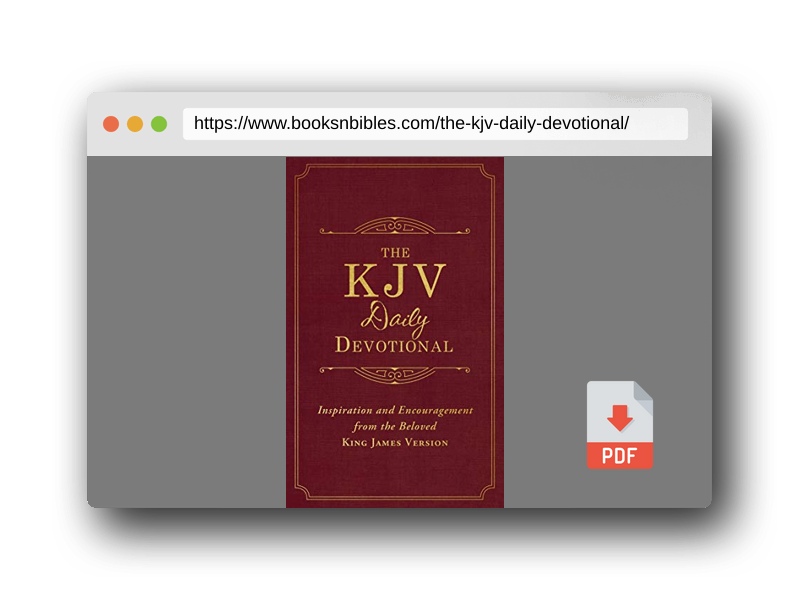 PDF Preview of the book The KJV Daily Devotional