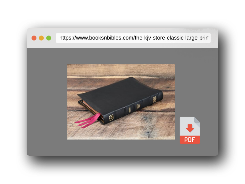 PDF Preview of the book The KJV Store Classic Large Print Study Bible (With C.I. Scofield Notes) - Goatskin Edition