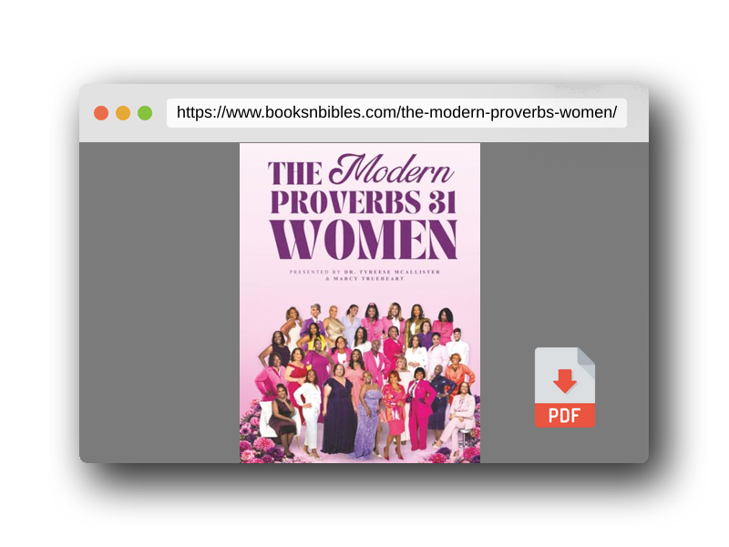 PDF Preview of the book The Modern Proverbs 31 Women
